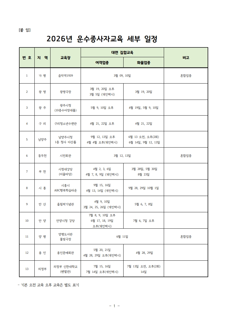 붙임 2026년 운수종사자교육 세부 일정_1.jpg
